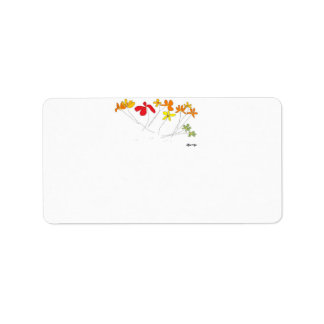 Sammlung "BLUME" Adressaufkleber