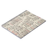 Sammlung der alten Bibliothekskarte Notizblock (Linke Seite)