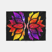 Sammlung der Regenbogen-Meditations-Decken-(TM) Fleecedecke (Vorderseite (Horizontal))