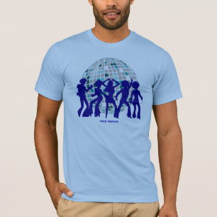 Sammlung des Disco-T-Shirts: Disco Blue Ball T-Shirt