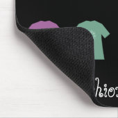 Sammlung des Kleidungs-Mode-Opfers Mousepad (Ecke)