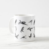 Sammlung Fliegenwassergeflügel und -vögel Kaffeetasse (Vorderseite Links)