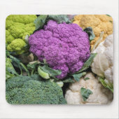 Sammlung frischen Blumenkohls Mousepad (Vorne)