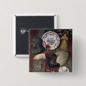 Sammlung Gegenstände, einschließlich eine Schale Button (Vorne & Hinten)