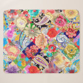 Sammlung großer Blume Sherpadecke (Vorderseite (Horizontal))