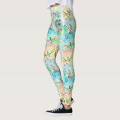 Sammlung Hummingbird Aquarellbilder Leggings (Links)