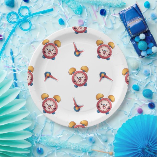 Sammlung intelligenter Uhren - Teller im Weißbuch (Party)