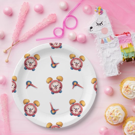 Sammlung intelligenter Uhren - Teller im Weißbuch (Party)