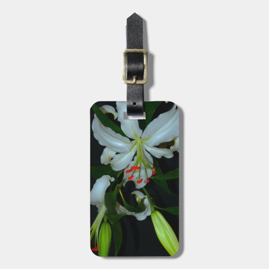 Sammlung irischer Muster und Blume Gepäckanhänger (Vorderseite vertikal)