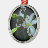 Sammlung irischer Muster und Blume Silbernes Ornament (Links)