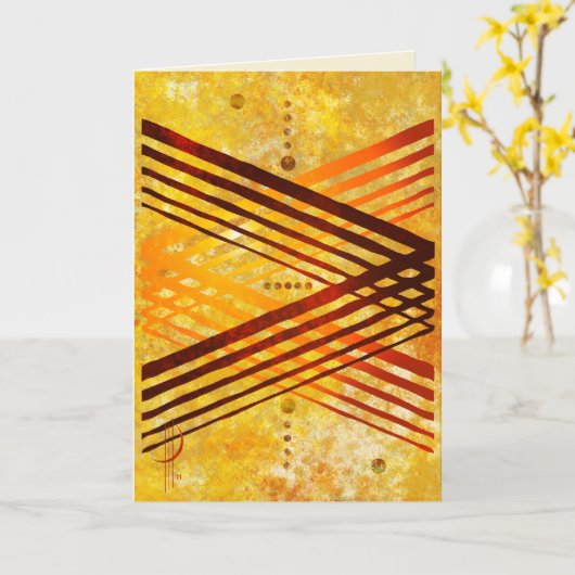 Sammlung Karte (Gelbe Blume)