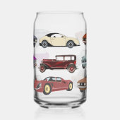 Sammlung klassischer Autos Dosenglas (Links)