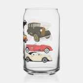 Sammlung klassischer Autos  Dosenglas (Rückseite)