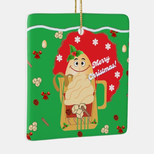 Sammlung Kriyas 2024 Eggnog Ornaments Keramikornament (Rechts)