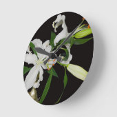 Sammlung künstlerischer Lippen-1 Runde Wanduhr (Winkel)