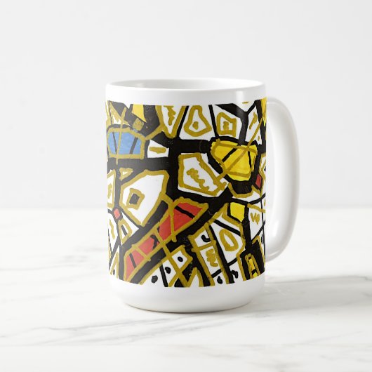 Sammlung künstlerischer Tasse "GOLD" (VorderseiteRechts)
