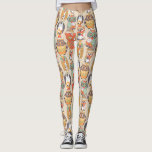 Sammlung Leggings<br><div class="desc">Eine atemberaubende Kombination aus Designerowullen in goldenen Farbtönen und Touchs in Orange und Grün.</div>
