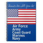 Sammlung militärischer Geschenke Notizblock (Vorderseite)