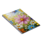 Sammlung mit weichem floralem Muster Notizblock (Rechte Seite)