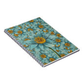 Sammlung mit weichem floralem Muster Notizblock (Rechte Seite)