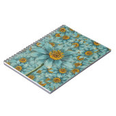 Sammlung mit weichem floralem Muster Notizblock (Linke Seite)