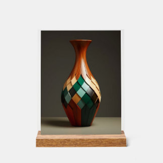 Sammlung Moderner Designvasen – Scu-Set Acrylschild