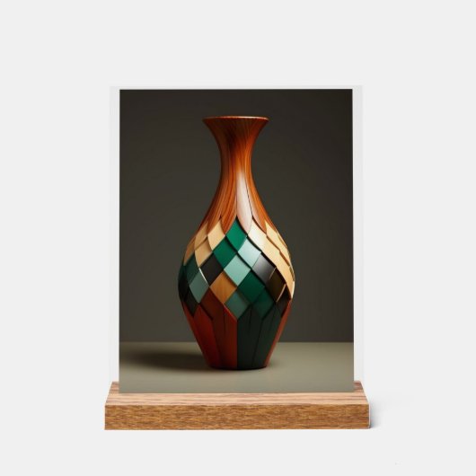 Sammlung Moderner Designvasen – Scu-Set Acrylschild (Vorderseite)