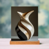 Sammlung Moderner Designvasen – Scu-Set Acrylschild (Neutral)