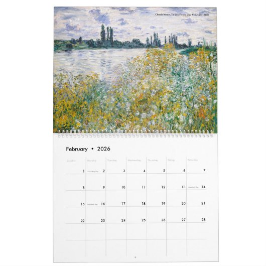 Sammlung Monet Paintings 2024 Kalender (Feb 2026)