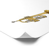 Sammlung Musikinstrumente Poster (Ecke)