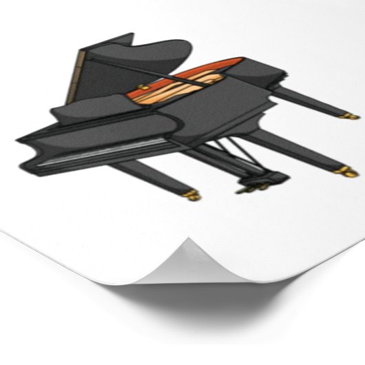 Sammlung Musikinstrumente Poster (Ecke)