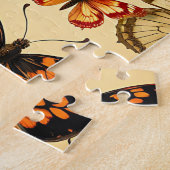 Sammlung Muster Vintage Schmetterlinge Puzzle (Seite)