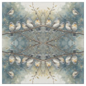 Sammlung Niedlicher Vögel im Aquarellstil Stoff (Muster)