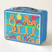 Sammlung Playdough Metall Brotdose (Vorderseite)