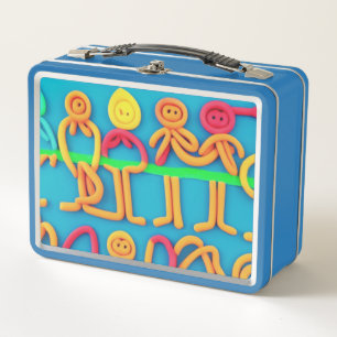 Sammlung Playdough Metall Brotdose
