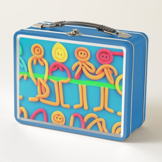 Sammlung Playdough Metall Brotdose (Vorderseite)