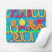 Sammlung Playdough Mousepad (Mit Mouse)