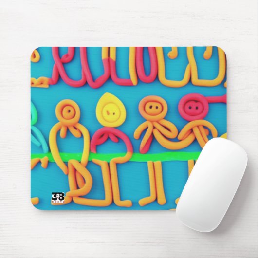 Sammlung Playdough Mousepad (Mit Mouse)