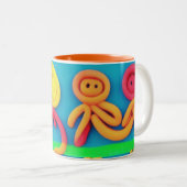 Sammlung Playdough Zweifarbige Tasse (VorderseiteRechts)