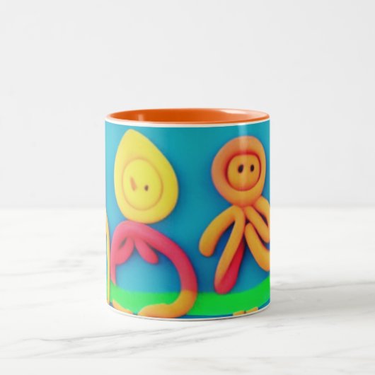Sammlung Playdough Zweifarbige Tasse (Mittel)