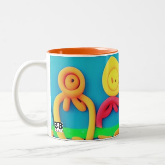 Sammlung Playdough Zweifarbige Tasse (Links)