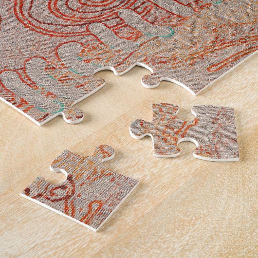 Sammlung Sand Echoes #1 Aborigines Kunst Puzzle (Seite)