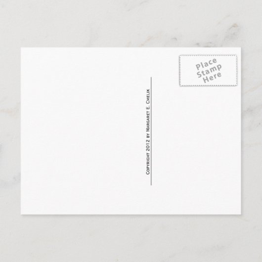 Sammlung schöner polierter Steine Postkarte (Rückseite)