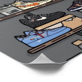 Sammlung Sneakers Art Print Poster (Ecke)