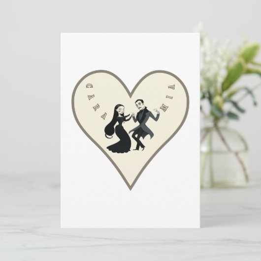 Sammlung "Spooky family" Einladung (Stehend Vorderseite)