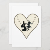 Sammlung "Spooky family" Einladung (Vorne/Hinten)