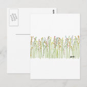 Sammlung "SPRING FLOWERS" Postkarte (Vorne/Hinten)