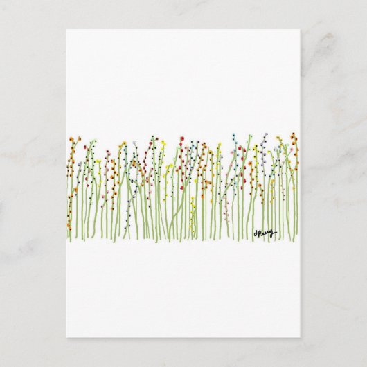Sammlung "SPRING FLOWERS" Postkarte (Vorderseite)