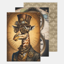 Sammlung Steampunk Animal - Giraffe Schnitt
