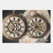 Sammlung Steampunk Animal - Hippotamus Geschenkpapier Set (Vorderseite 2)